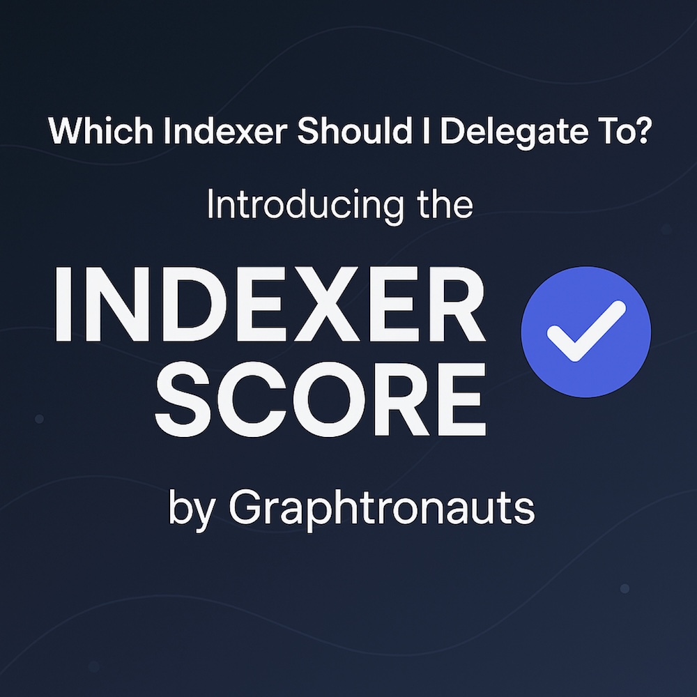 Indexer Score Dashboard